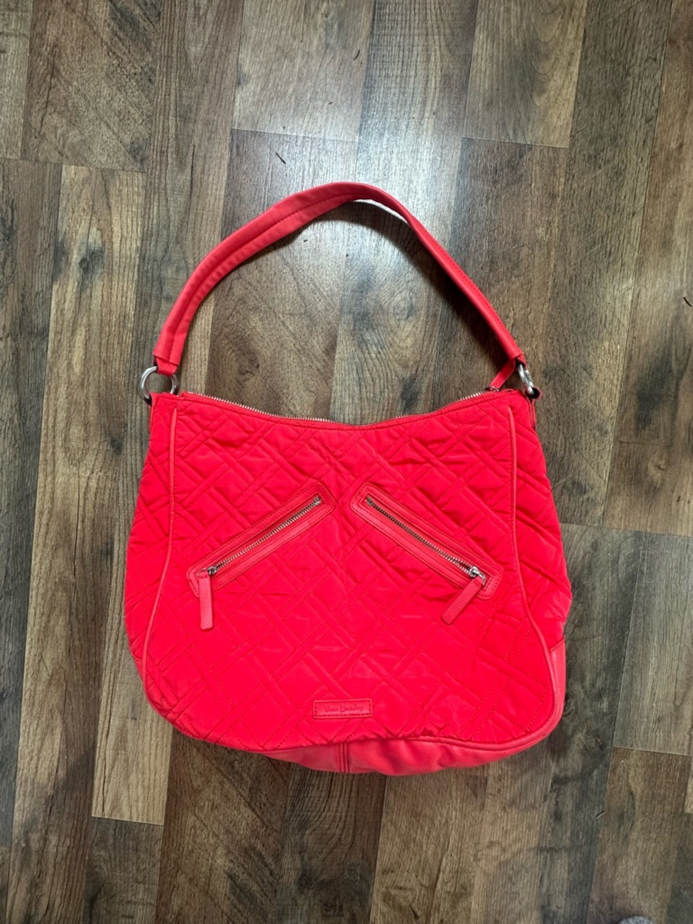 Vera Bradley Quilted Bright Red Shoulder Bag